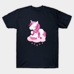 lovely unicorn face T-Shirt